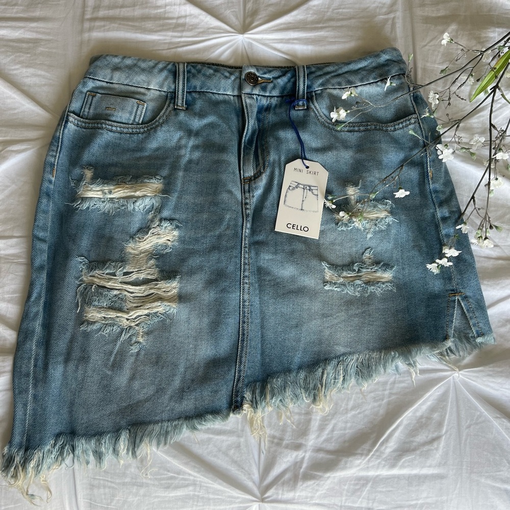 Jean Mini Skirt